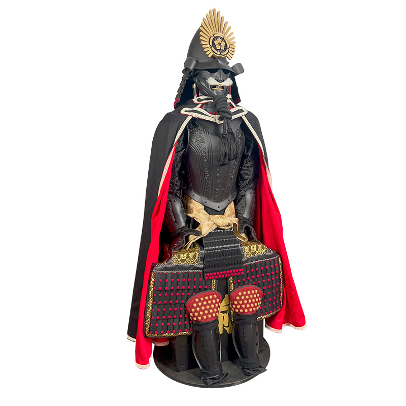 Wearable Japanese Samurai Armor Replica, Iron Construction, Classical Restaurant Display Ornament - Image 5