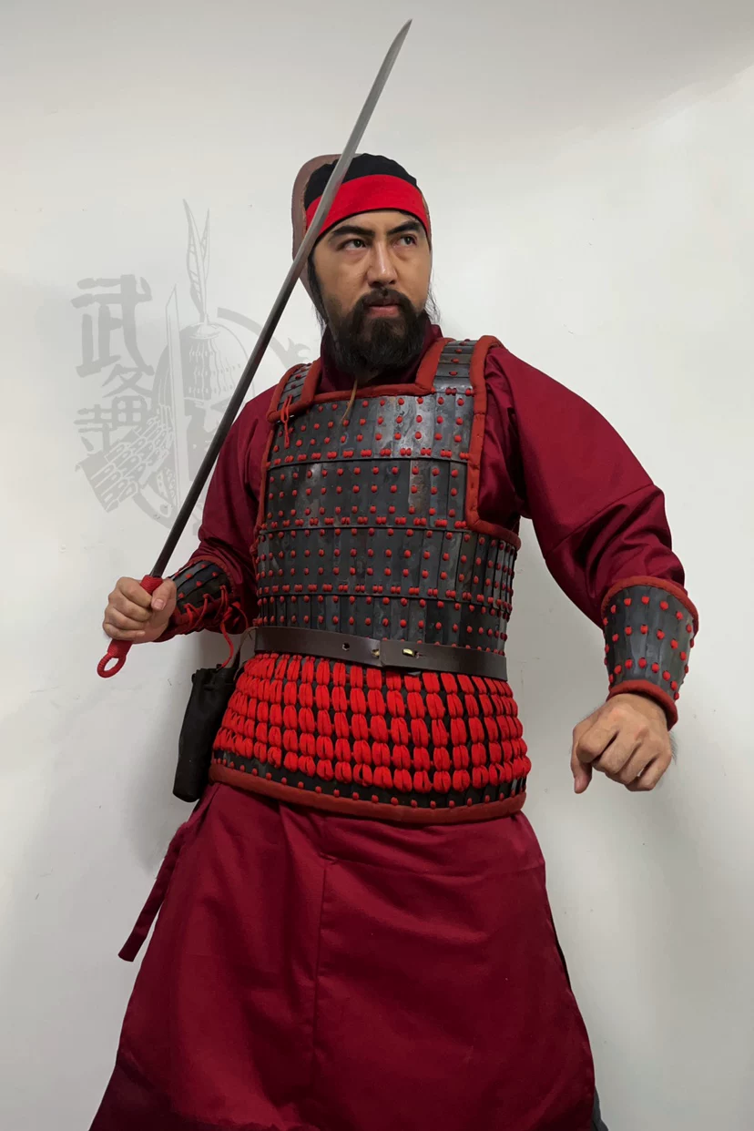 Three Kingdoms soldier Han armor late Eastern Han Three Kingdoms Han armor Three Kingdoms rank-and-file armor Han armor - Image 4