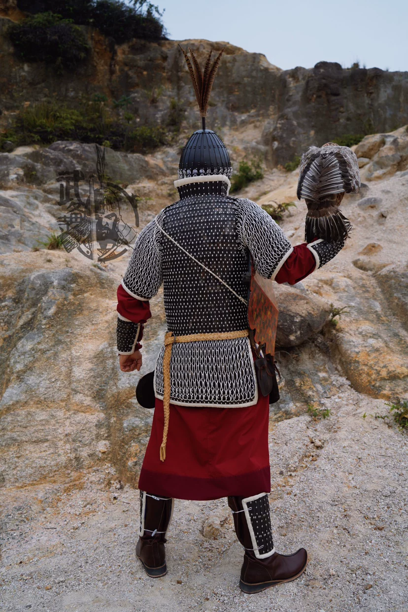 Han Yulin Guard elite soldier Han armor Han fine-scale lamellar restored Han iron armor - Image 2