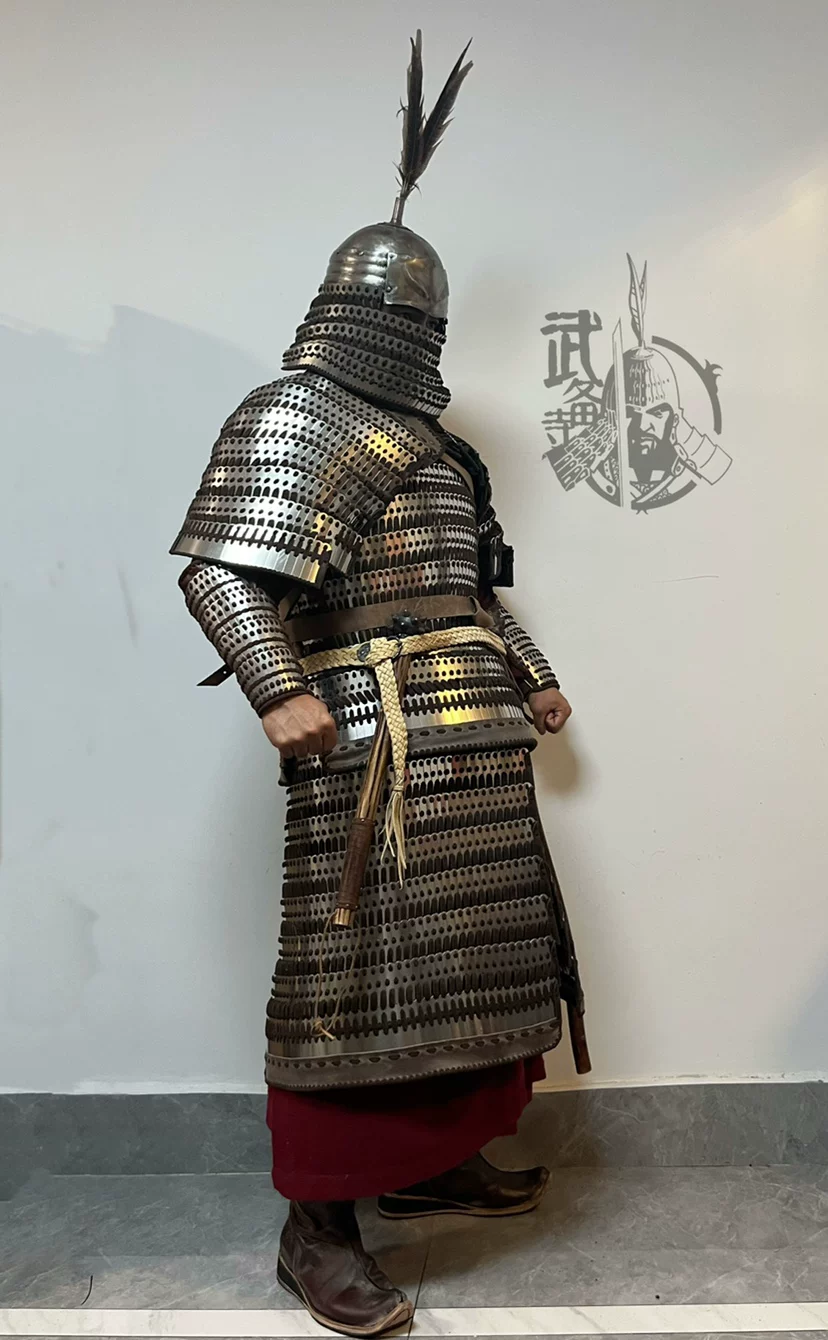 Fine lamellar Iron Pagoda Jin fine lamellar Iron Pagoda body armor Iron Pagoda (Tiefutu) Jin dynasty armor - Image 3