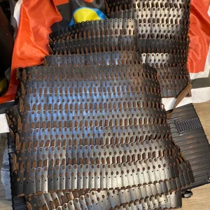 Six Dynasties armor scales (exclusive) fine lamellar lamellar plates black lamellar plates smooth-pattern lamellar plates