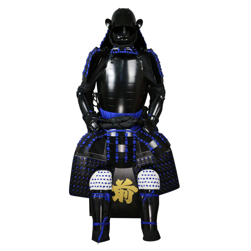 Japanese Samurai Kabuto Helmet Replica Black Iron Film Stage Prop Display Ornament - Image 5