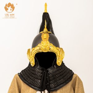Phoenix Wing Helmet Metal Armor Prop Wearable Song and Ming Dynasty-inspired Film Costume Hat
