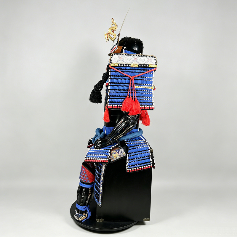 Japanese-style Wearable Samurai Armor Full Set Iron Construction for Display and Stage Use - Image 3