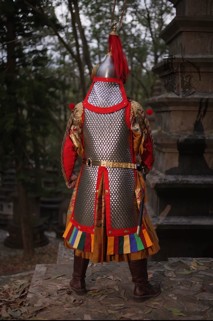 Wanli Emperor armor Departure & Return painting Wanli Emperor armor Ming Wanli Emperor armor Ming armor - Image 4