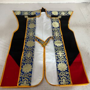 Japanese Jinbaori-style Sleeveless Haori Jacket, Handmade Replica Armor Clothing for Cosplay and Display