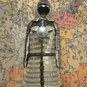 Qin Liangyu frontier battle armor women's frontier straight armor Qin Liangyu armor Ming armor