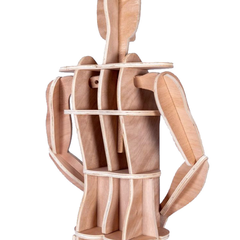 Wooden Armor Display Stand, Mannequin-Style Rack for Tactical Clothing and Armor - Image 5