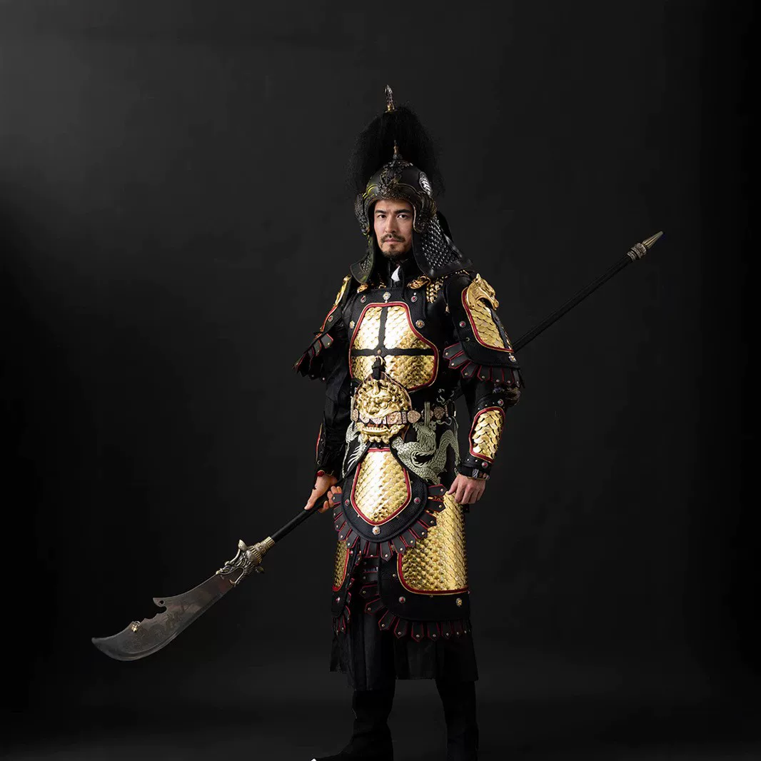 Tang-Ming Fish-Scale Split Armor, New China-Chic Wearable Metal General Armor - Image 5