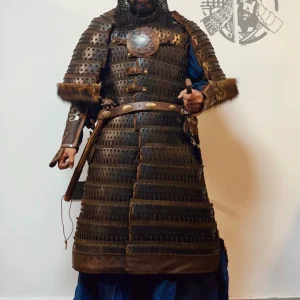 Mongol hoop iron armor Mongol armor Mongol armor Mongol iron armor Mongol-Yuan armor hoop / ring