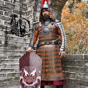 Ming iron armor Ming bazong full-iron lamellar Ming frontier army lamellar Ming straight lamellar