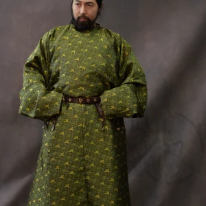 Shosoin bird-flower round-collar robe Great Tang bird-flower round-collar robe Shosoin bird-flower motif