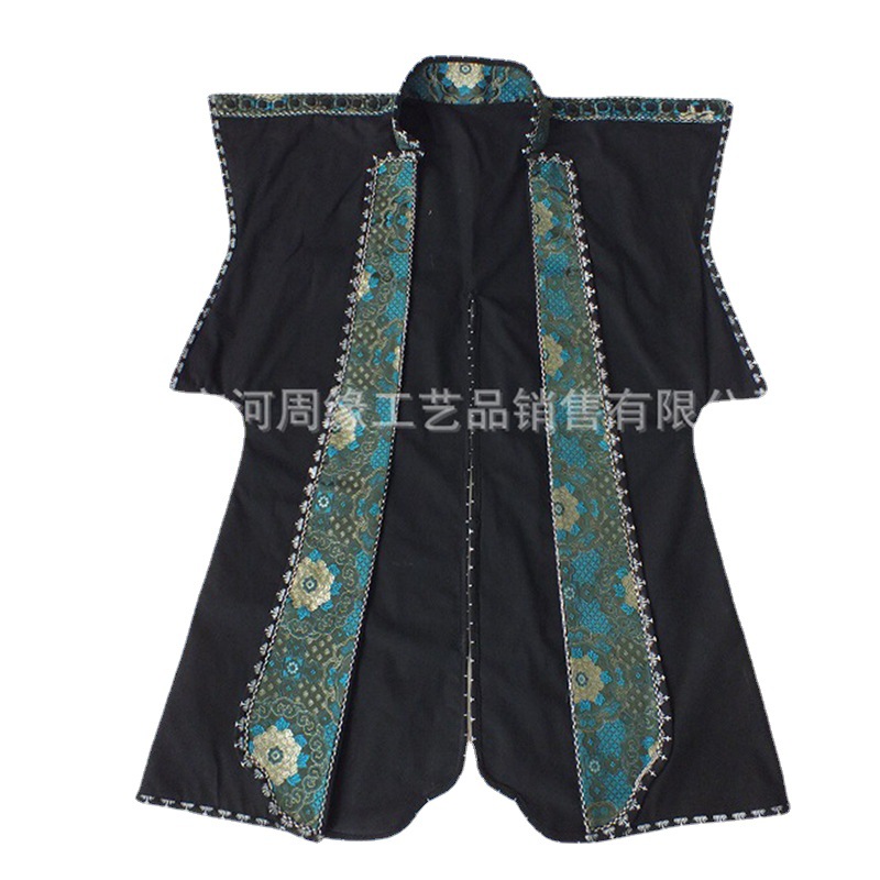Wearable Japanese-Style Silk Armor-Style Stage Costume with Feather Weave, Film & TV Prop Performance Wear - Image 5
