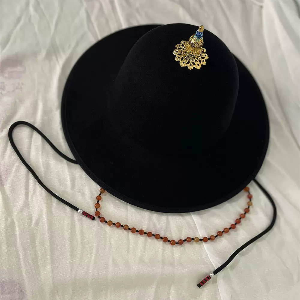Ming Large Hat Feiyufu / Jinyiwei Headwear, Restored Ming Men's Traditional Hanfu Hat - Image 5