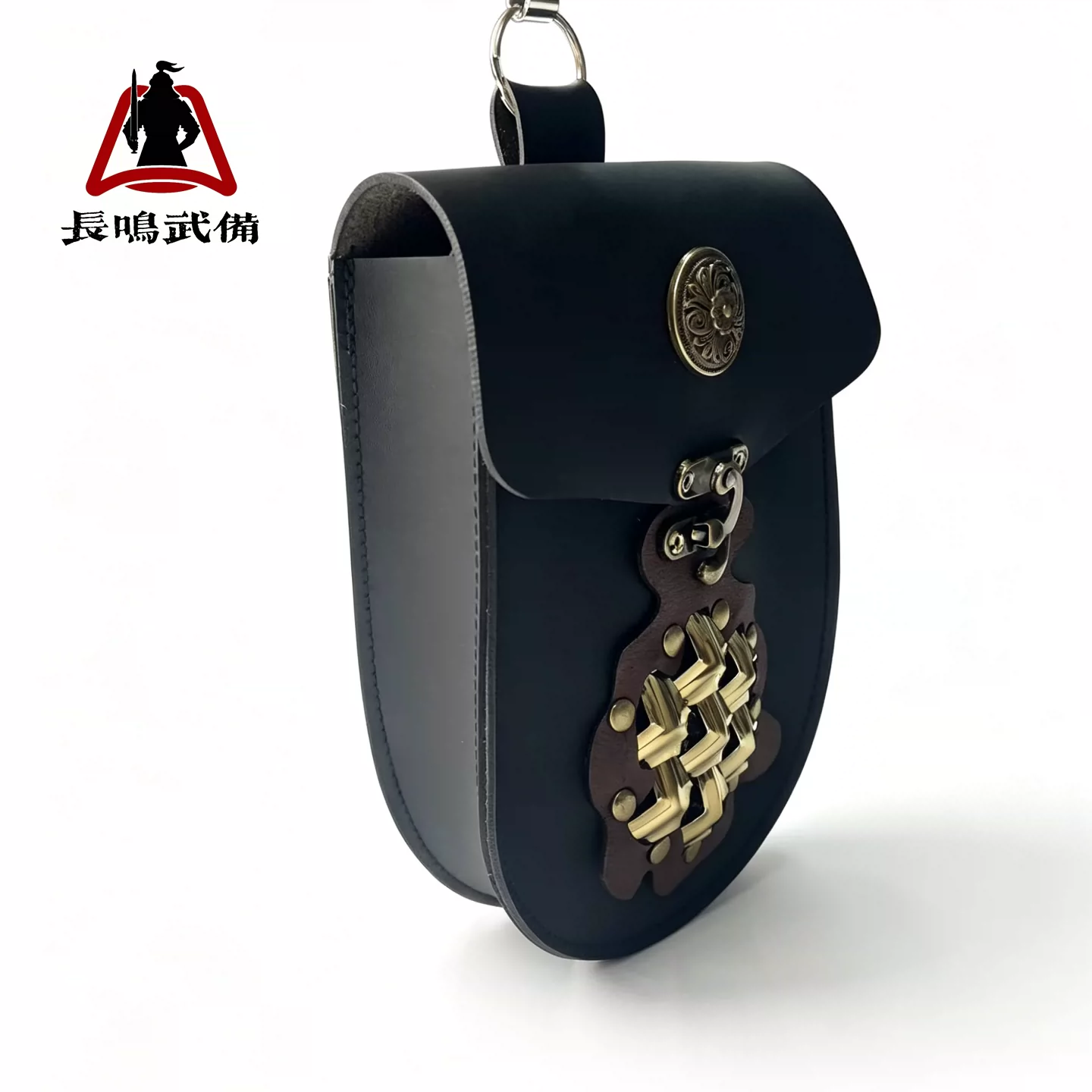 Original Diexie Belt Hanfu Armor Merch, Mountain-Pattern Waist Pouch / Travel Hanging Bag - Image 3