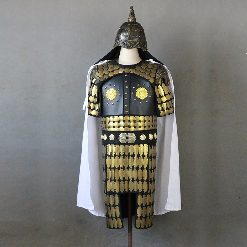 Wearable Ancient Soldier Armor Stage Costume, Iron Construction, Film Prop Replica - Image 2