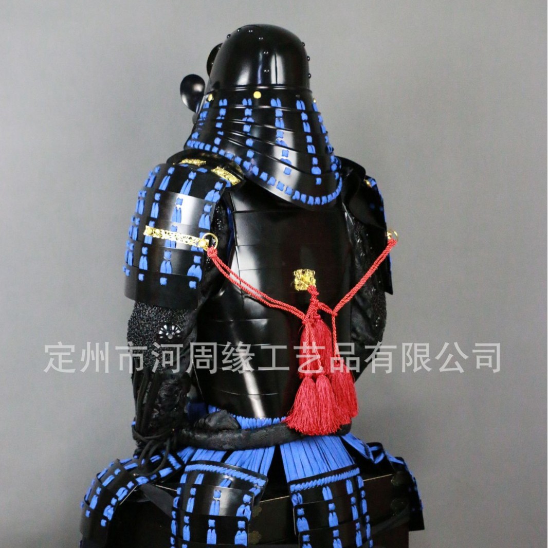 Japanese Warrior Armor Replica, Wearable Iron Construction, Classical Style Display Piece - Image 4