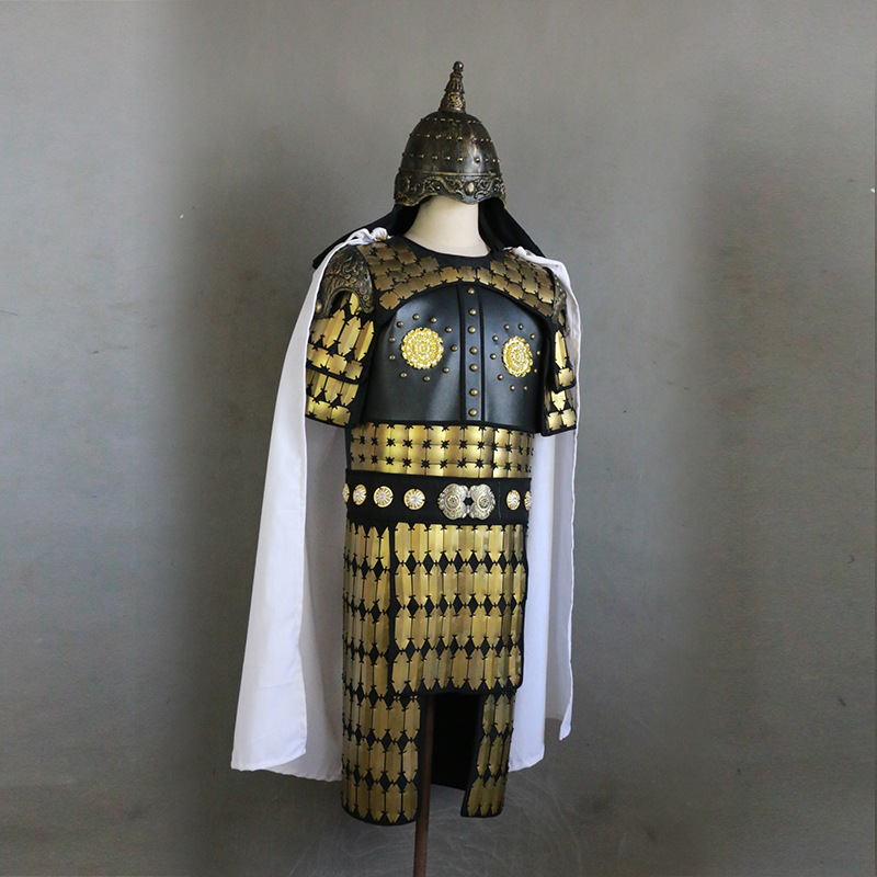 Wearable Ancient Soldier Armor Stage Costume, Iron Construction, Film Prop Replica - Image 4