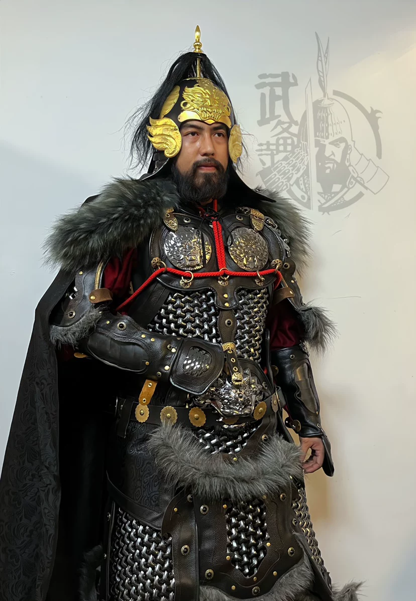 Five Dynasties Northern Han general armor black mountain-pattern armor black-iron mountain-pattern armor Northern Han general armor - Image 3