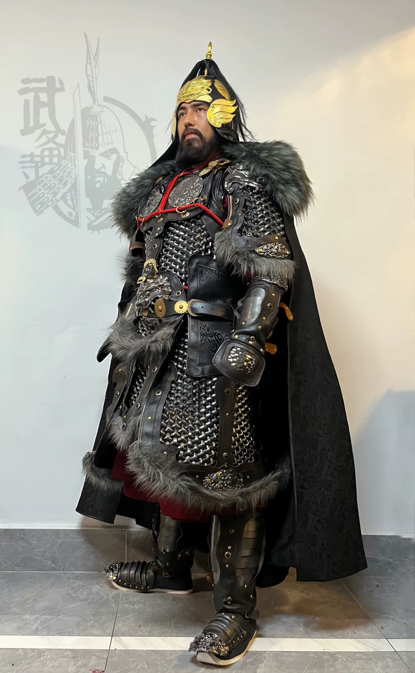 Five Dynasties Northern Han general armor black mountain-pattern armor black-iron mountain-pattern armor Northern Han general armor - Image 4