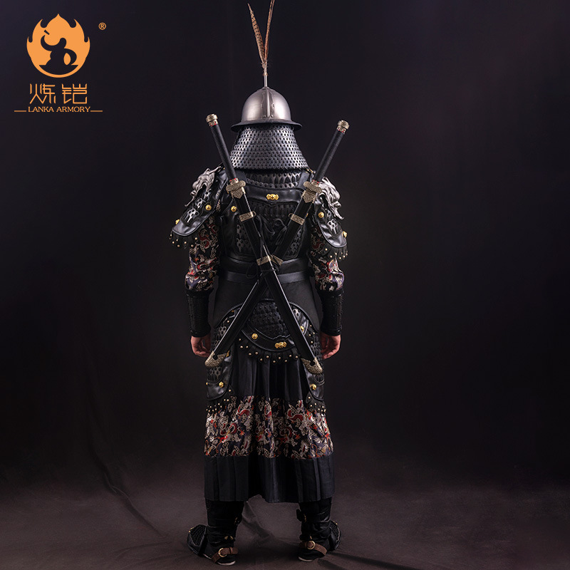 Handmade Chinese Split-Piece Armor, Ming and Song Dynasty Style, Metal Wearable Film Prop - Image 4