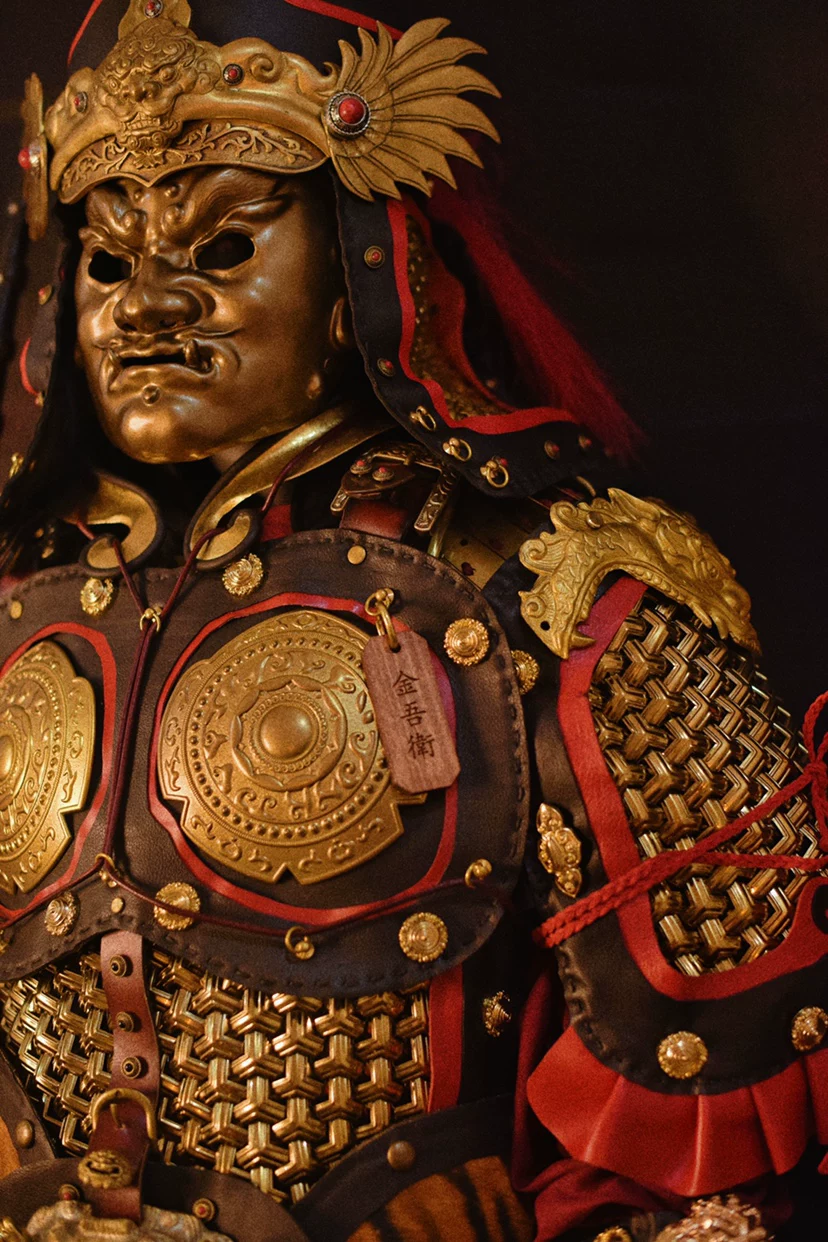 Qin Qiong figurine 1:1 enlarged edition Qin Qiong mingguang mountain-pattern armor - Image 3