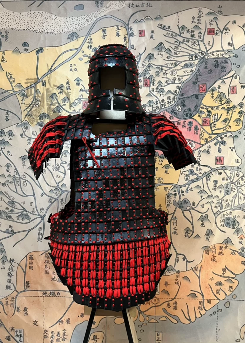 Qin leather armor Qin armor lacquered leather armor Qin armor Terracotta Warriors same style Terracotta Warriors armor - Image 4