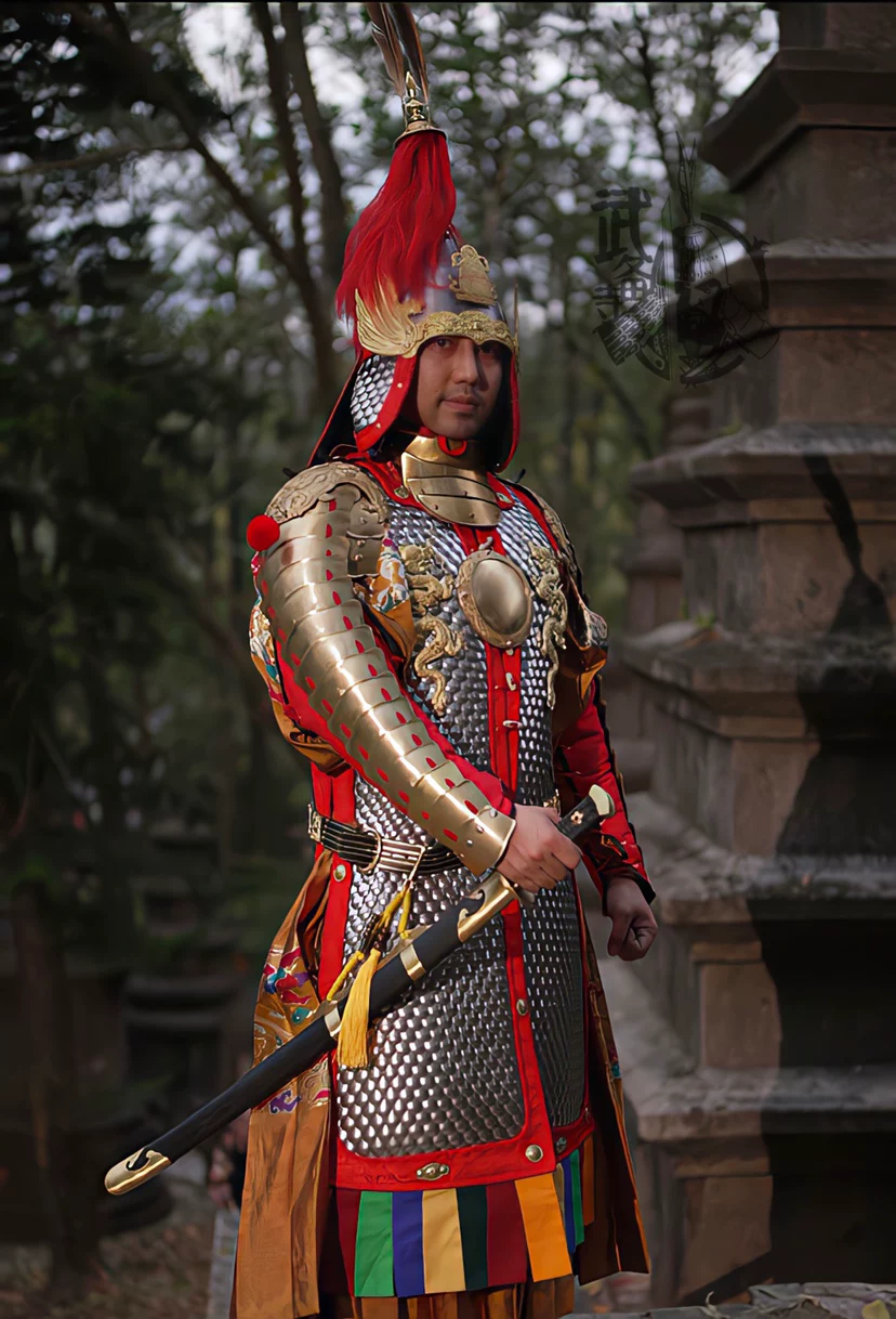 Wanli Emperor armor Departure & Return painting Wanli Emperor armor Ming Wanli Emperor armor Ming armor - Image 2
