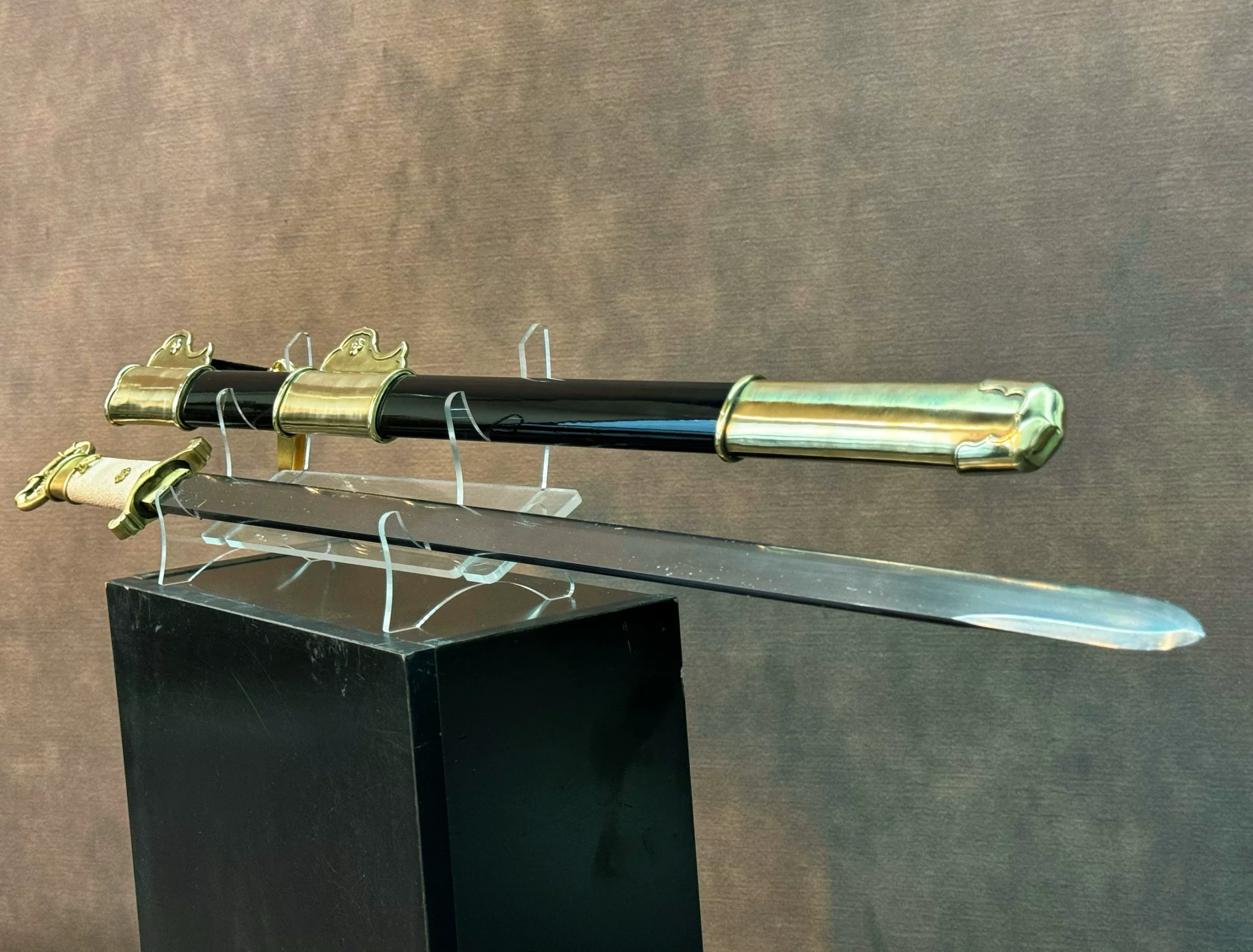 Tang sheathed ring-pommel sword restored prop Tang horizontal saber prop restored Tang sword sheathed ring-pommel sword - Image 4