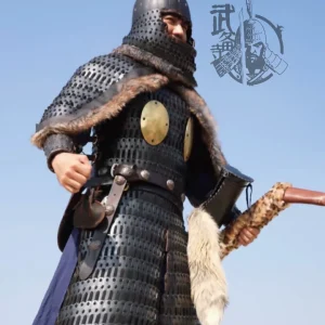 Great Tang Black-Iron Army black-armor cavalry Tang Princess Changle tomb lamellar Tang armor Tang lamellar