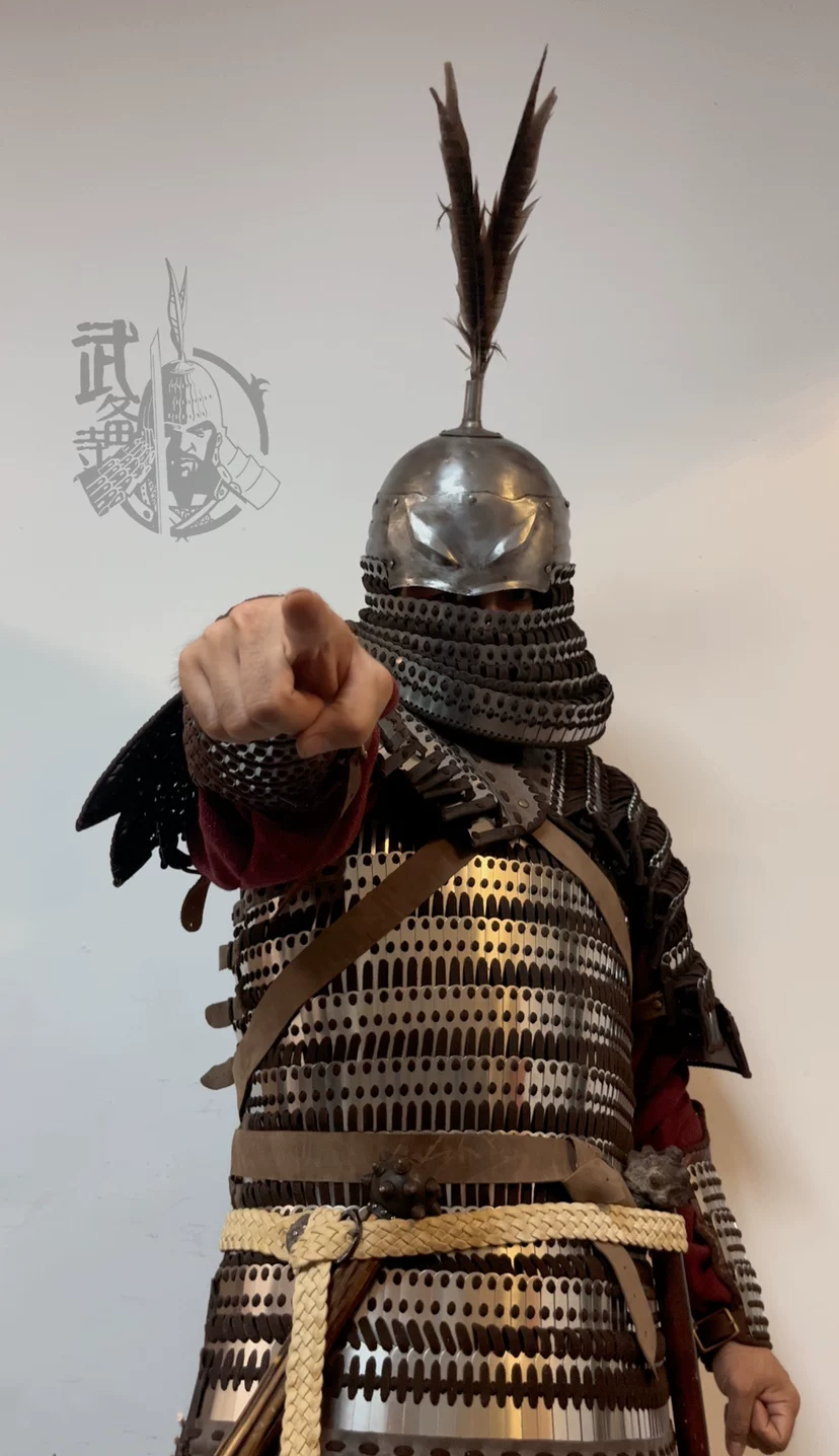 Fine lamellar Iron Pagoda Jin fine lamellar Iron Pagoda body armor Iron Pagoda (Tiefutu) Jin dynasty armor - Image 5