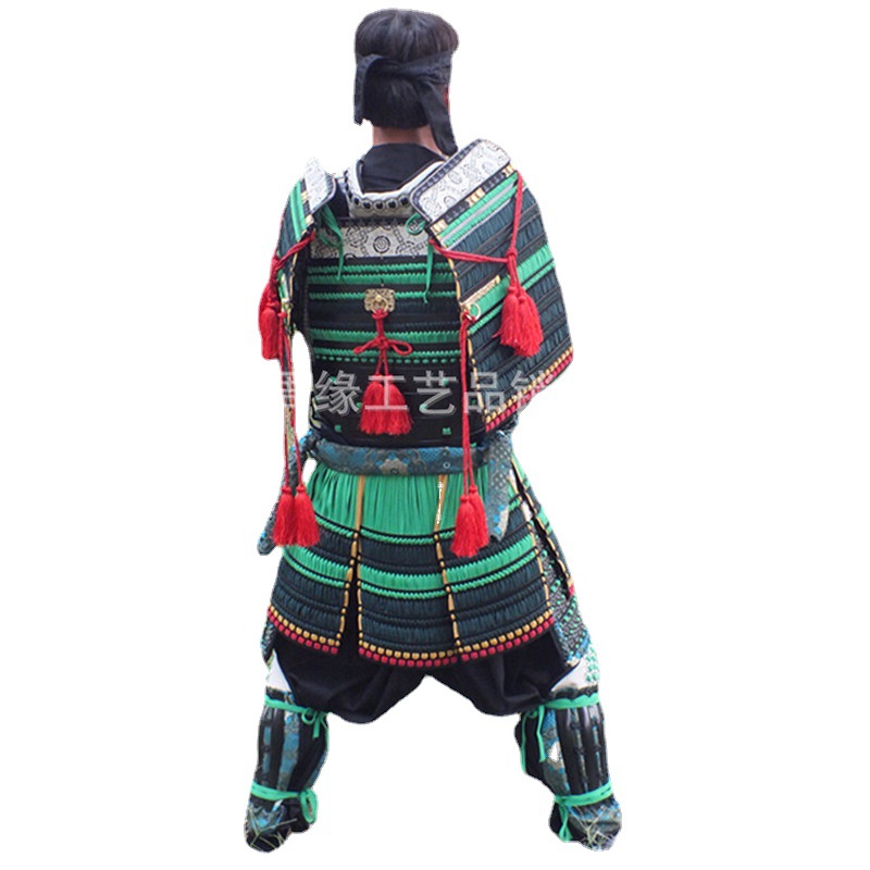 Japanese Warring States-Style Iron Armor Replica, Film and Stage Prop Costume - Image 5