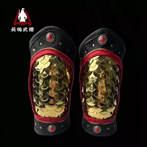 Fish-Scale Arm Guards, Ming Jinyiwei Feiyufu Metal Armor Wrist Guards / Hanfu Accessory