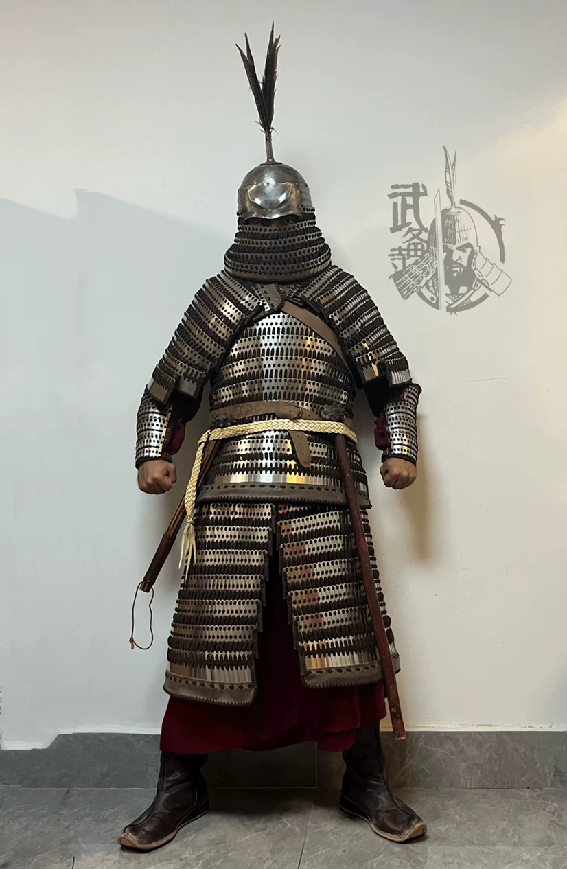 Fine lamellar Iron Pagoda Jin fine lamellar Iron Pagoda body armor Iron Pagoda (Tiefutu) Jin dynasty armor - Image 2