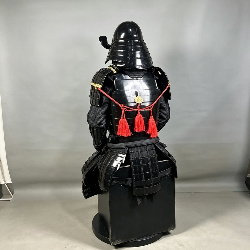 Japanese-style Black Samurai Armor Replica, Display and Film Prop Suit - Image 4