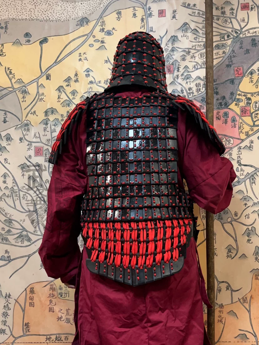 Qin leather armor Qin armor lacquered leather armor Qin armor Terracotta Warriors same style Terracotta Warriors armor - Image 3