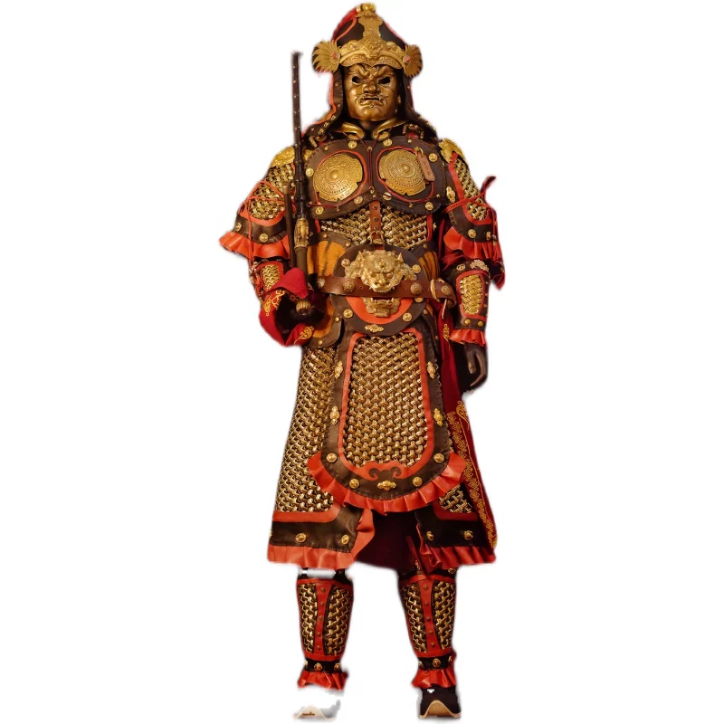 Qin Qiong figurine 1:1 enlarged edition Qin Qiong mingguang mountain-pattern armor - Image 4