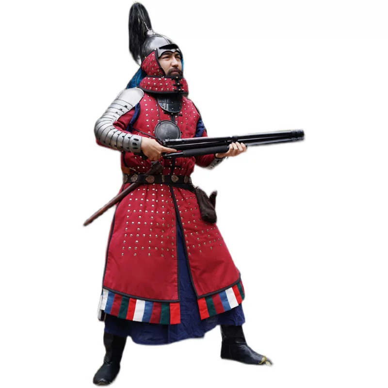 Great Ming cloth-covered armor Liaodong iron cavalry Ming army cloth-covered armor Great Ming cloth-covered armor Guanning iron cavalry - Image 5