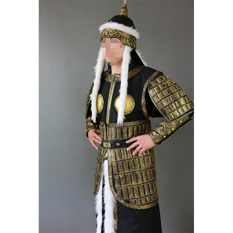 Ancient Warrior Armor Performance Costume, Iron Construction, Classical Style, Adult Wearable - Image 4
