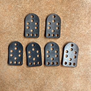 Small Chinese-style Lamellar Armor Pieces, Stainless Steel DIY Chainmail Parts