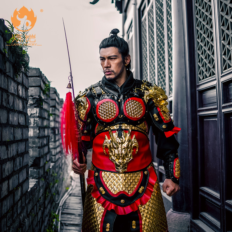 Daming War Dragon Dragon Scale Armor 26-Piece Chinese Armor Set Film Prop Costume - Image 3