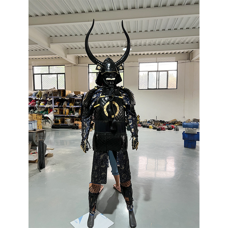 Wearable Japanese Samurai Armor Replica, Warring States Commander Style, Film Prop Costume - Image 2