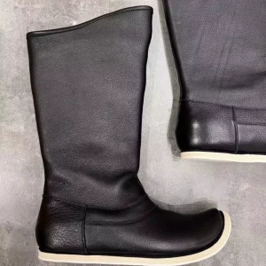 Calfskin boots Hanfu cowhide boots soft-sole pure cowhide boots armor cowhide boots