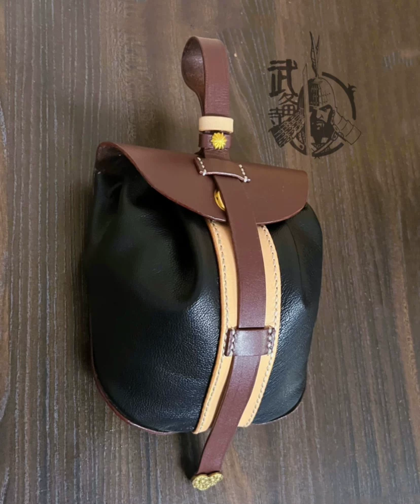 Extra-large diexie bag Hanfu belt backpack Hanfu waist bag sheepskin waist bag large armor waist bag - Image 4