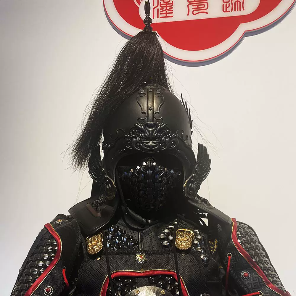 Song/Ming Phoenix-Wing Helmet, Metal Chinese Armor Steel Helmet Accessory - Image 2