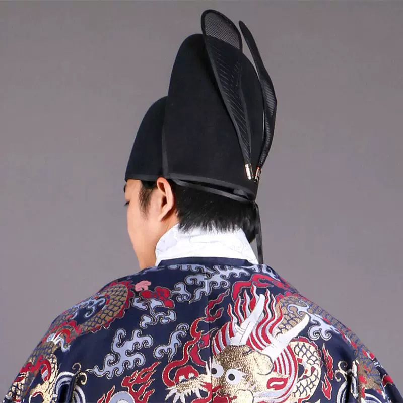 Ming Feiyufu / Jinyiwei Hanfu Hat, Ming Futou / Yishan Crown Headwear Accessory - Image 3