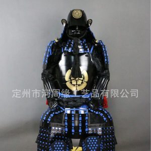 Japanese Warrior Armor Replica, Wearable Iron Construction, Classical Style Display Piece