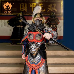 Armorsmith Bright Silver Flying Color Split Armor Set, 26-Piece Wearable Metal Chinese Film Prop Armor