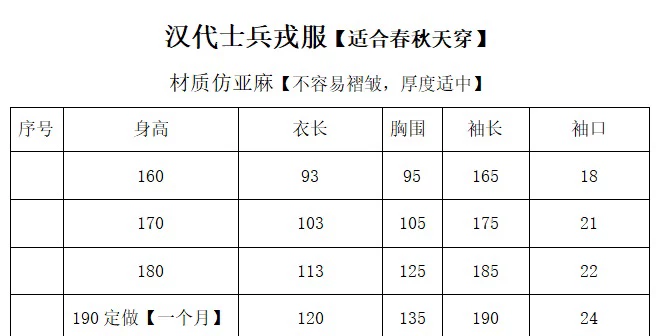 Han soldier military robe Han soldier garment soldier garment Han military robe armor military robe - Image 3