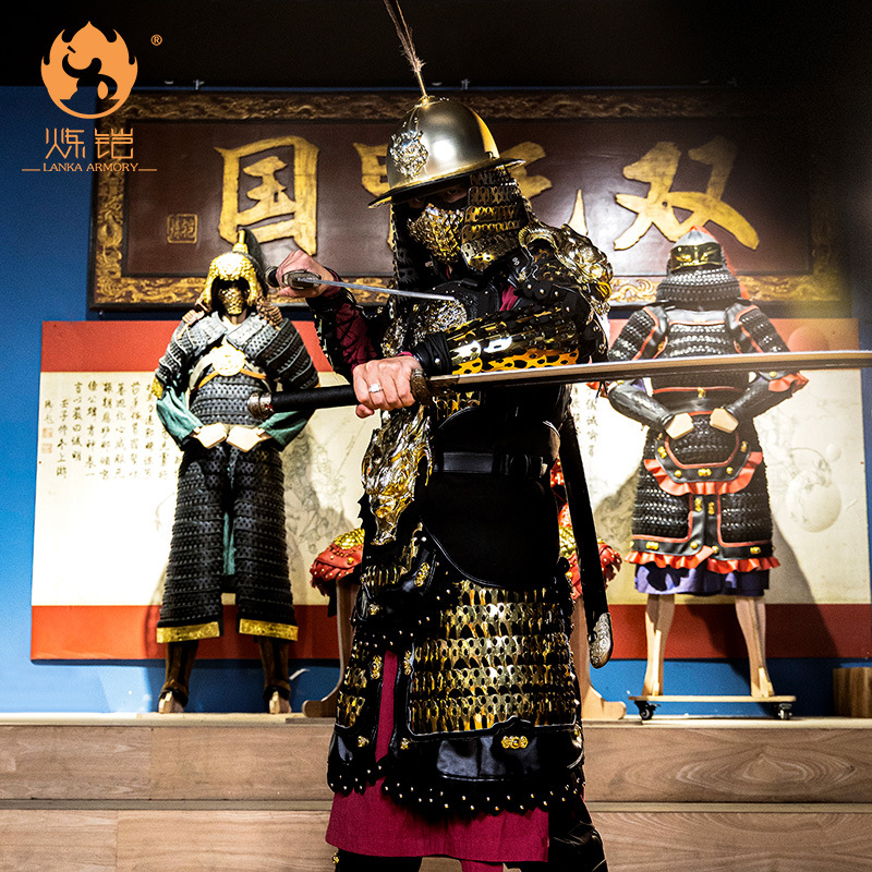 Yang Liulang Metal Armor Ring-Arm Chinese General Wearable Armor Full Set Film Prop - Image 3